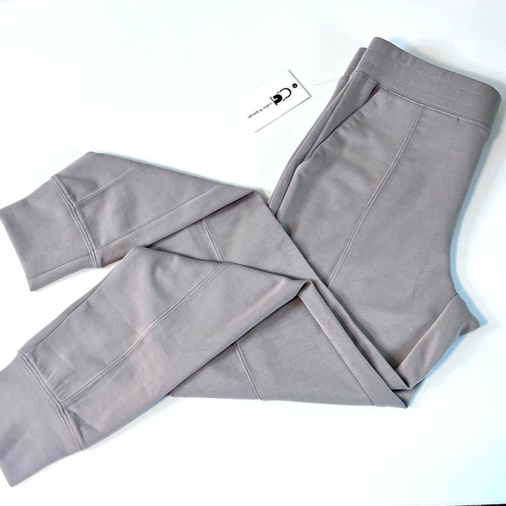 NWT Cable & Gauge Jogger Dress Pants Casual Leggings Lilac Gray Small